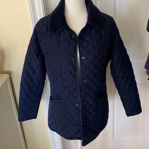 EUC. Quilted jacket with Sherpa lined collar - Picture 2 of 4